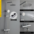 All shower head arm and riser